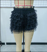 Womens Ruffle Shorts image 4