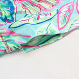 Vibrant Tropical Print Two-Piece Set image 3