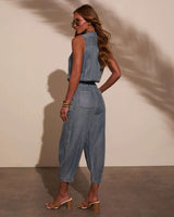 Jumpsuit with Drawstring Waist image 2