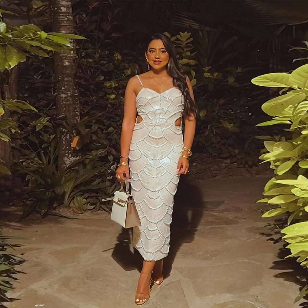 Elegant Cutout Midi Dress image 2