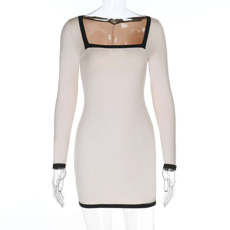 Bodycon Dress with Trim image 3