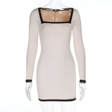 Bodycon Dress with Trim image 3