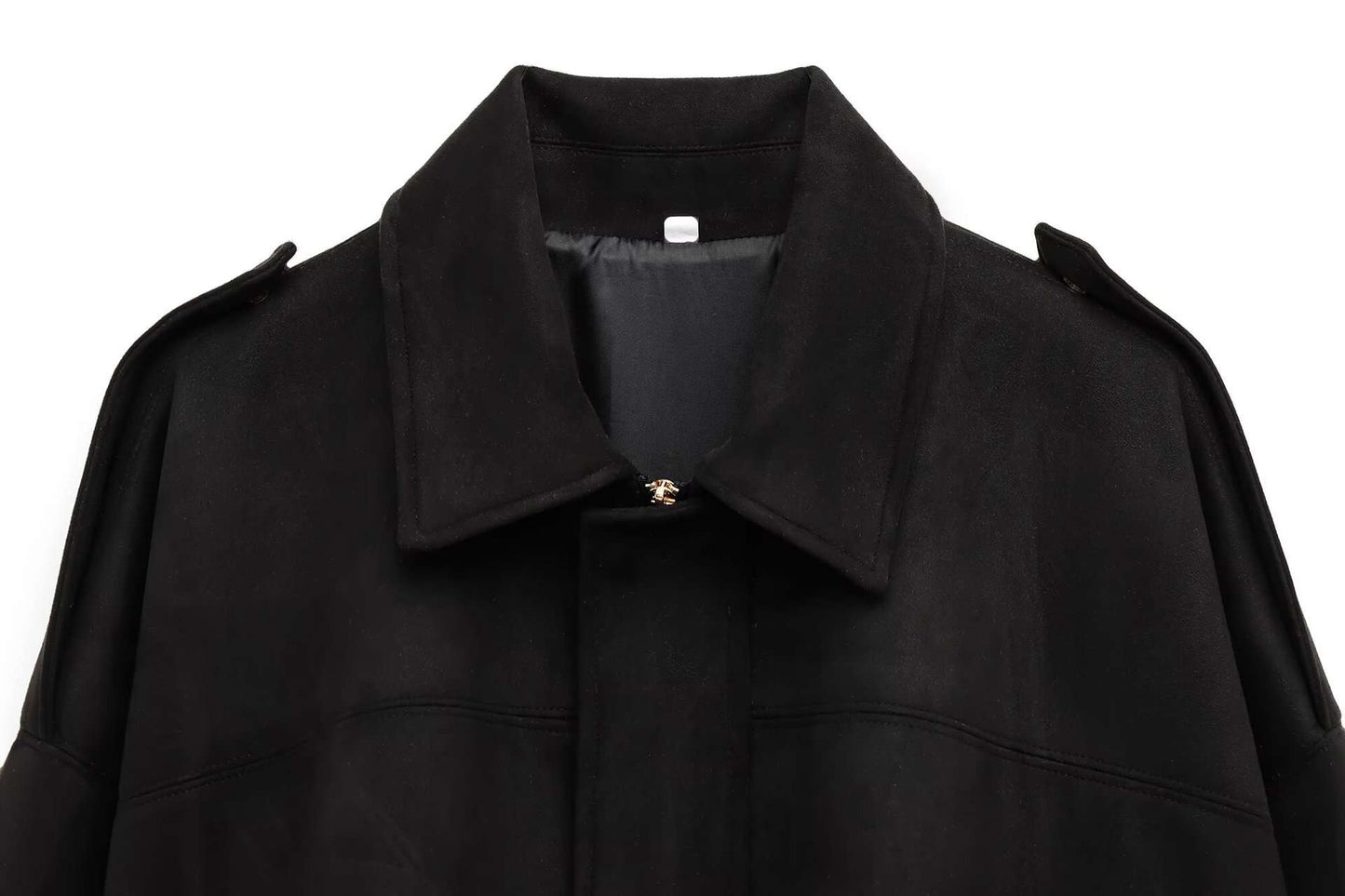 Vintage-Inspired Oversized Jacket image 3
