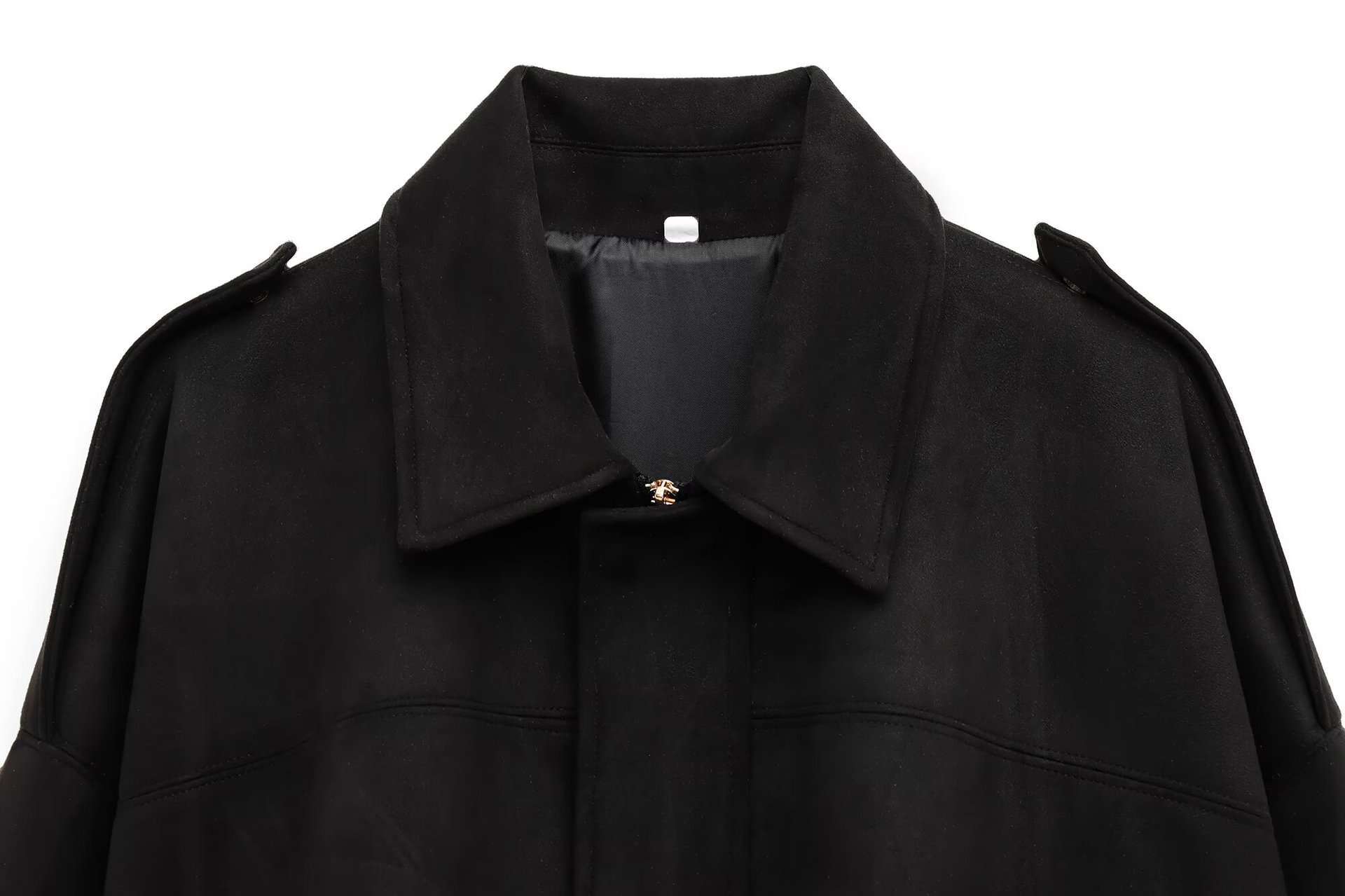 Vintage-Inspired Oversized Jacket image 3