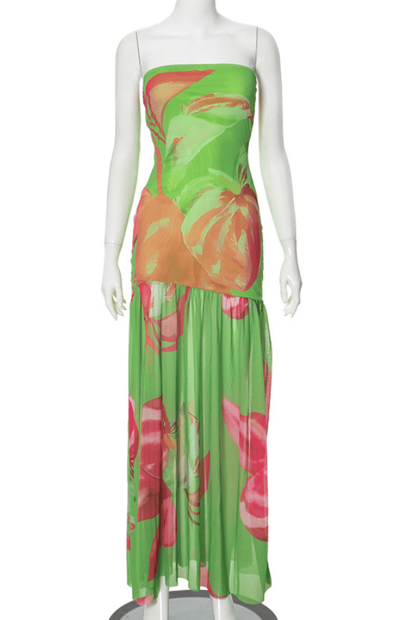 Enchanting Evening Tiger-Print Maxi Dress image 5