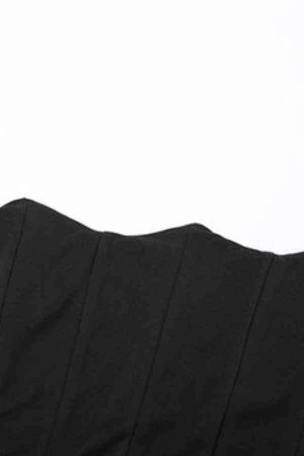 Sexy Off Shoulder Satin Patched Night Out Mini Dress image 4