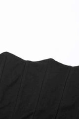 Sexy Off Shoulder Satin Patched Night Out Mini Dress image 4