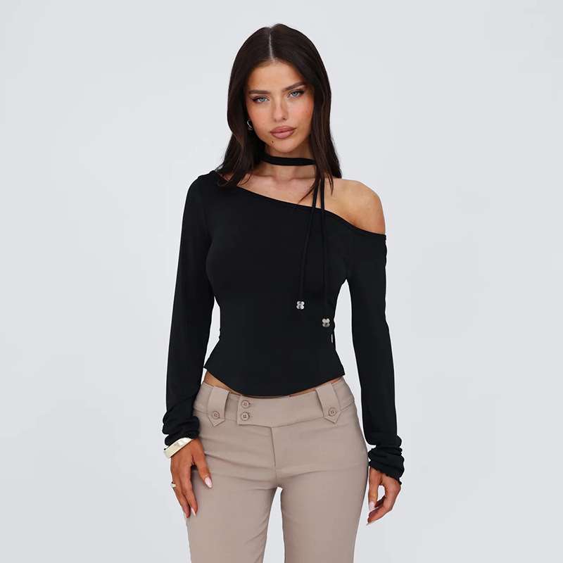 Aurora Off-Shoulder Bodysuit - L, Black image