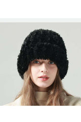 Winter Casual Beanie Hat - S, Black image