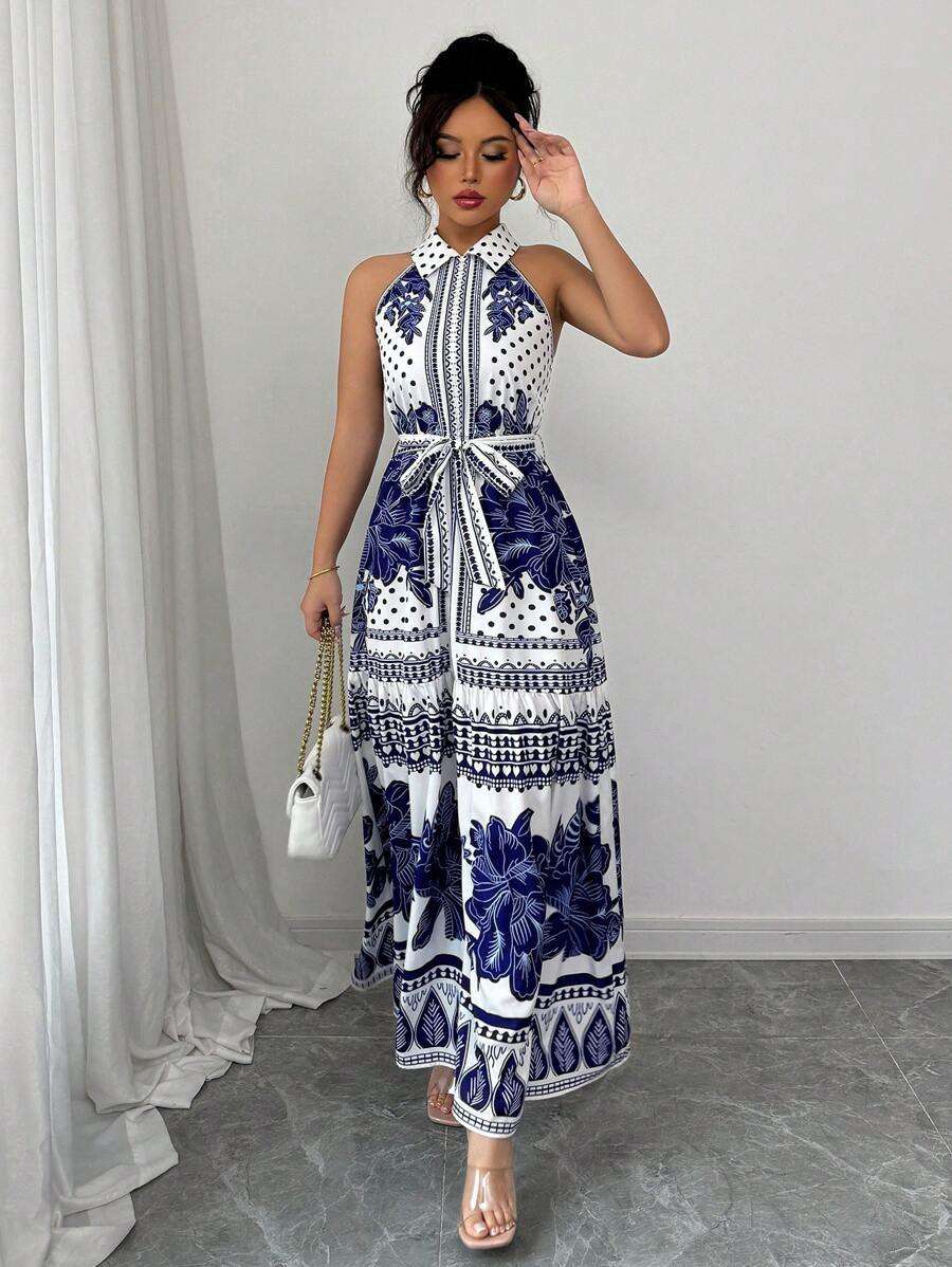 Elegant Floral Maxi Dress image 2