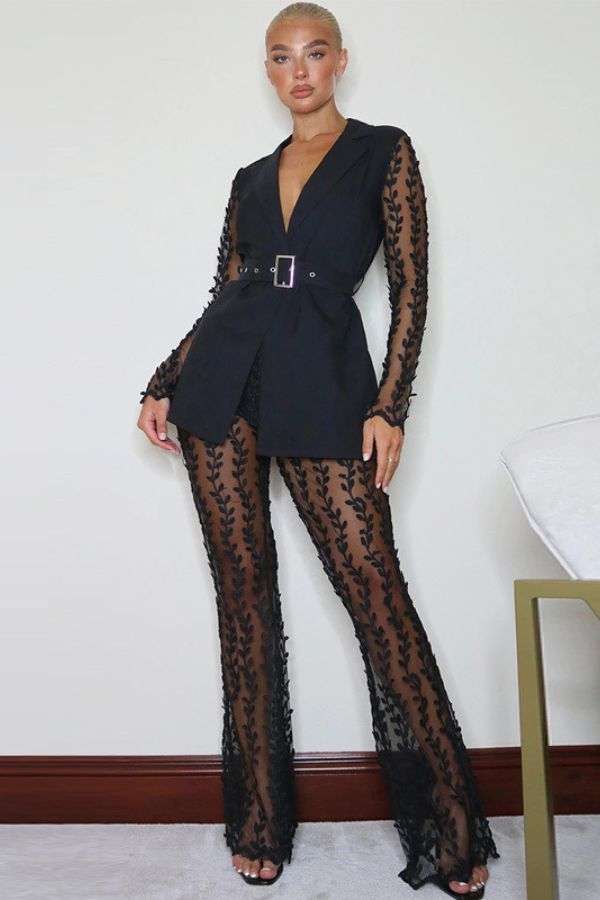 Party Wear Lace Trending Set image 1