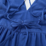 V-Neck Tiered Maxi Dress image 5