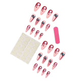 Creepy Eye & Blood Nail Art Design image 2