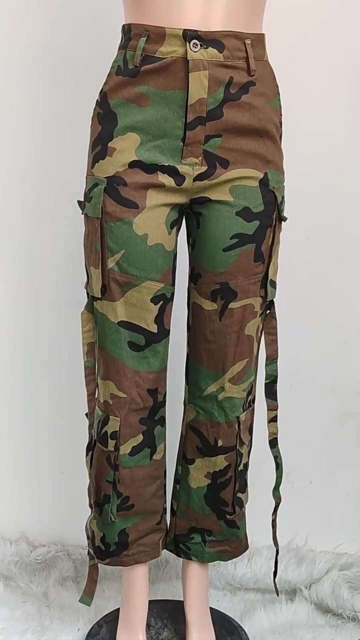 Classic Camouflage Cargo Pants image 2
