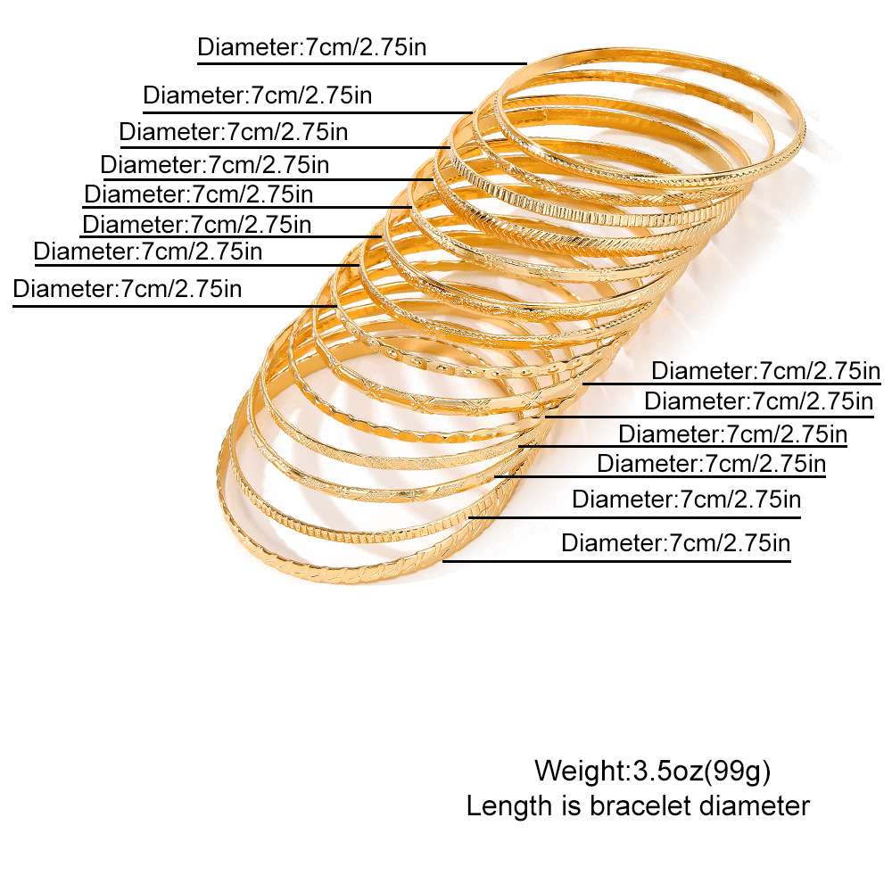 Elegant Bangle Bracelet Set image 5