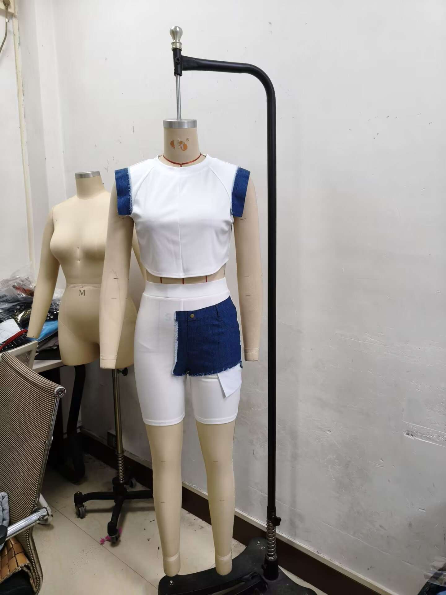 Patchwork Top & Short Set image 5