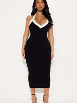 Elegant Halter Maxi Dress image 5