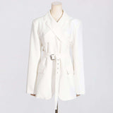 Cross Collar Long Sleeved Blazer image 0