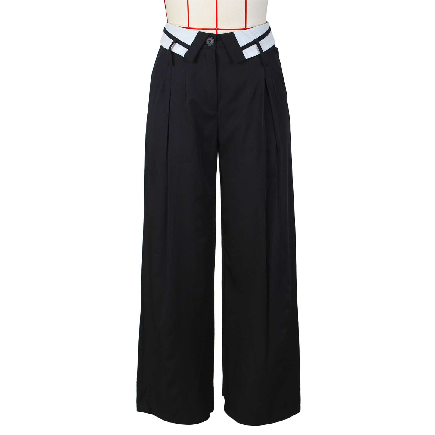 Vivid Contrast Palazzo Pants image 4