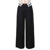 Vivid Contrast Palazzo Pants image 4