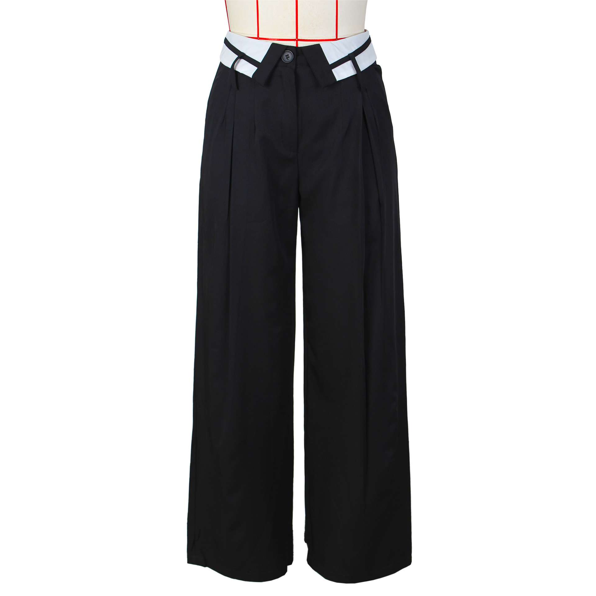 Vivid Contrast Palazzo Pants image 4