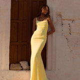 Stylish Yellow Maxi Dress image 3