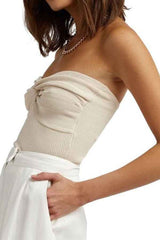 Sexy Solid Color Off Shoulder Knitted Fashion Crop Top image 2