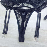 Lace Bra &amp; Thong Lingerie Set image 7