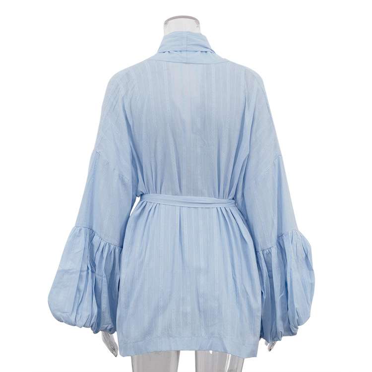 3-Piece Lounge Set ? Pleated Cardigan, Tube Top & Shorts image 5