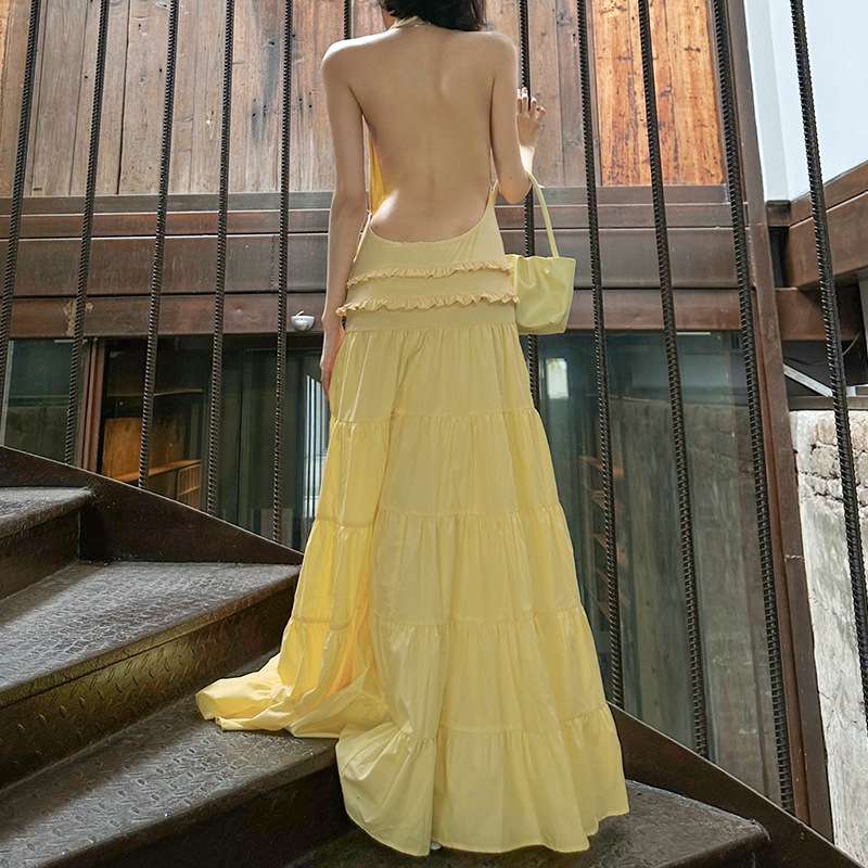 Tiered Maxi Dress with Ruffle Details image 3