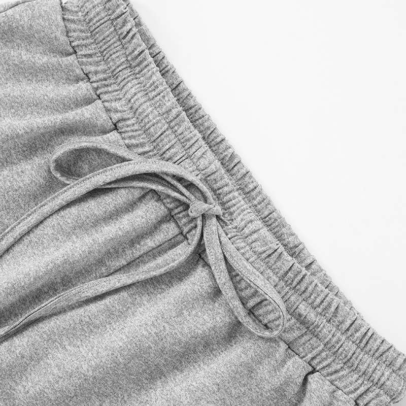 Casual Cropped Top & Pants Lounge Set image 1