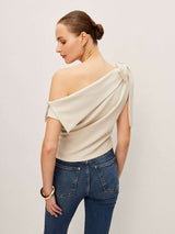 Asymmetrical Off-Shoulder Top image 2