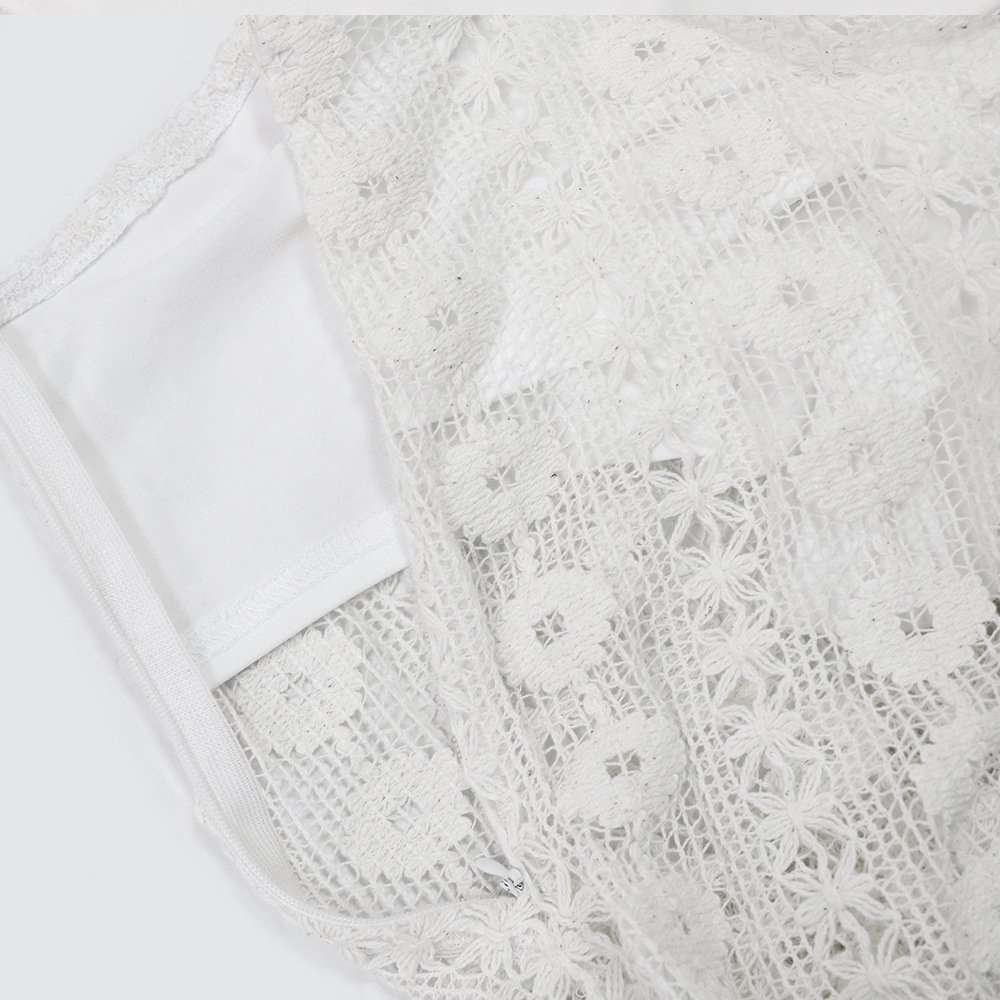 Crochet Cut-Out Maxi Dress image 7