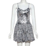 Silver Sequin Two-Piece Set image 2