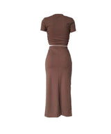 Dot-Print Lounge Set with Drawstring Pants image 4