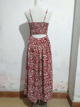 Geometric Print Maxi Dress image 4