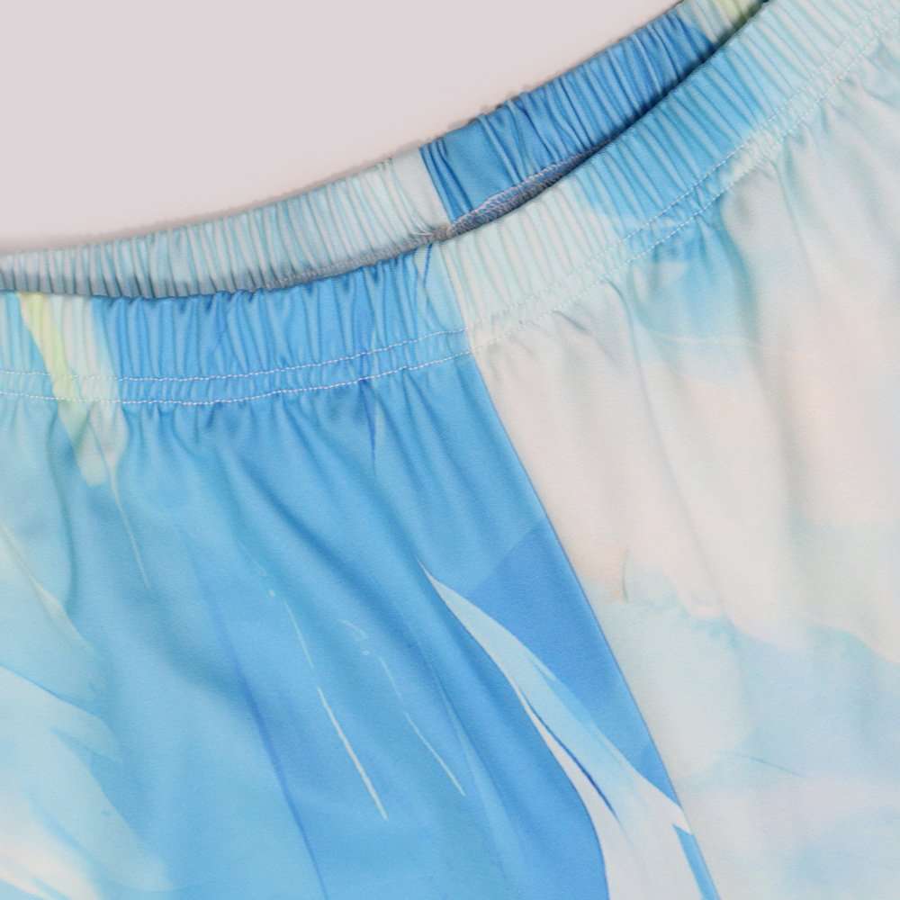 Abstract Print Strapless Top and Wide-Leg Pants image 5