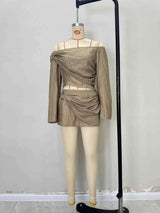 Stylish Asymmetrical Two-Piece Set image 2