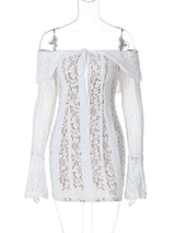 Floral Lace Off-Shoulder Mini Dress image 3