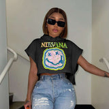 Graphic Crop Hoodie image 2