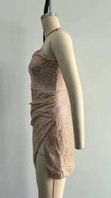 Elegant Sequin Party Dress with Side Slit image 6