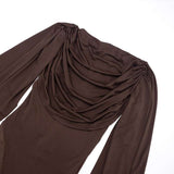 Elegant Sheer Jumpsuit with Caped Sleeves image 6