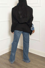 Autumn Cropped Blazer Suit and Lace-Up Skirt Set image 3