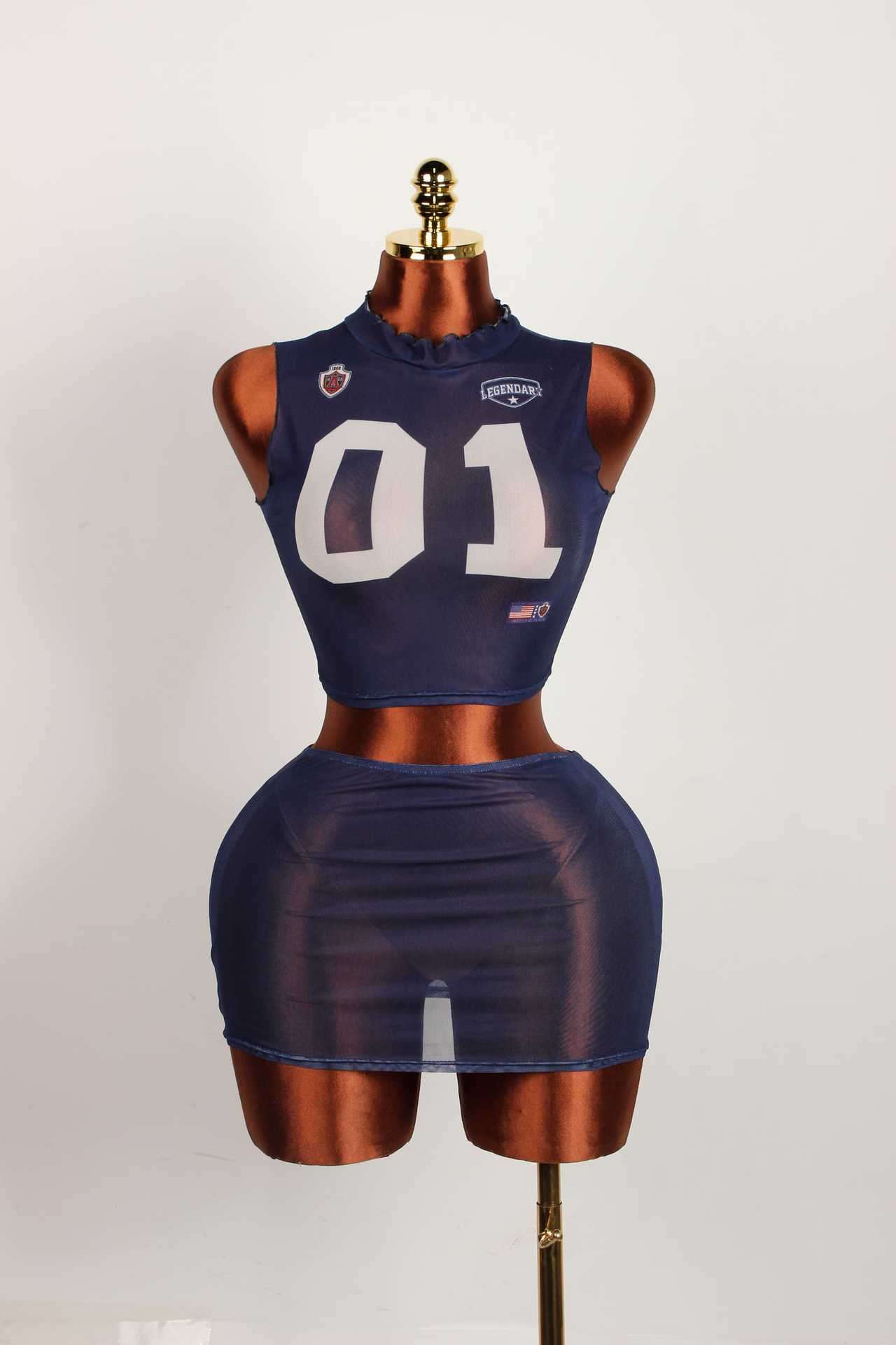 Sports Crop Top and Mini Skirt Set image 4