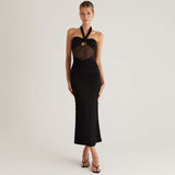 Cut-Out Halter Maxi Dress image 2