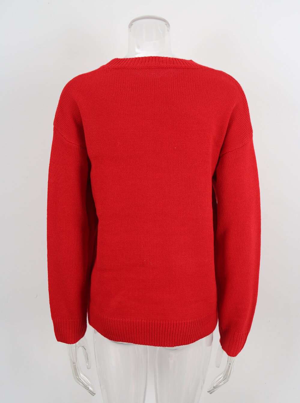 Festive Red Christmas Tree Sweater image 4