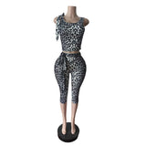 Leopard Print Two-Piece Outfit image 4