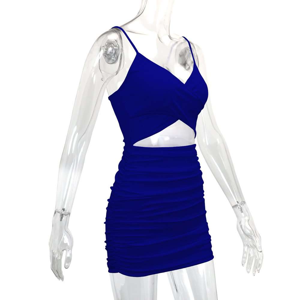 Tropical Cutout Bodycon Mini Dress image 5