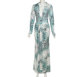 Elegant Animal Print Cover-Up with Matching Pants image 3