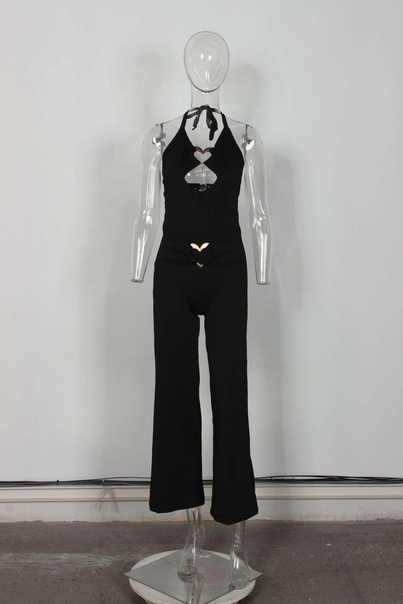 Jumpsuit with Heart Cut-Out Details image 4